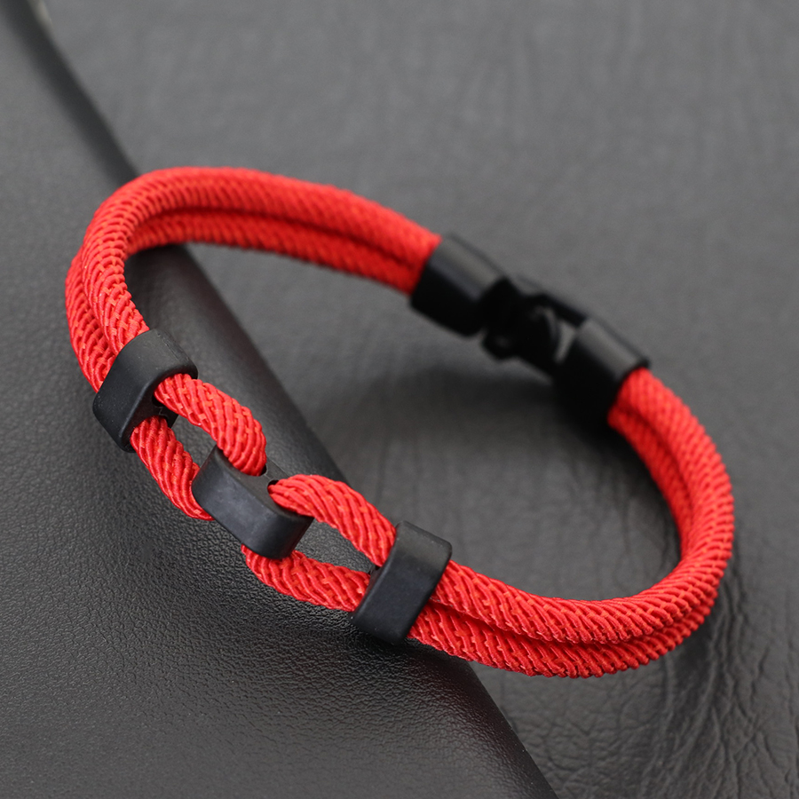Milan Men'S Fashion - Gelang Tali Merah Keberuntungan Mode Baru