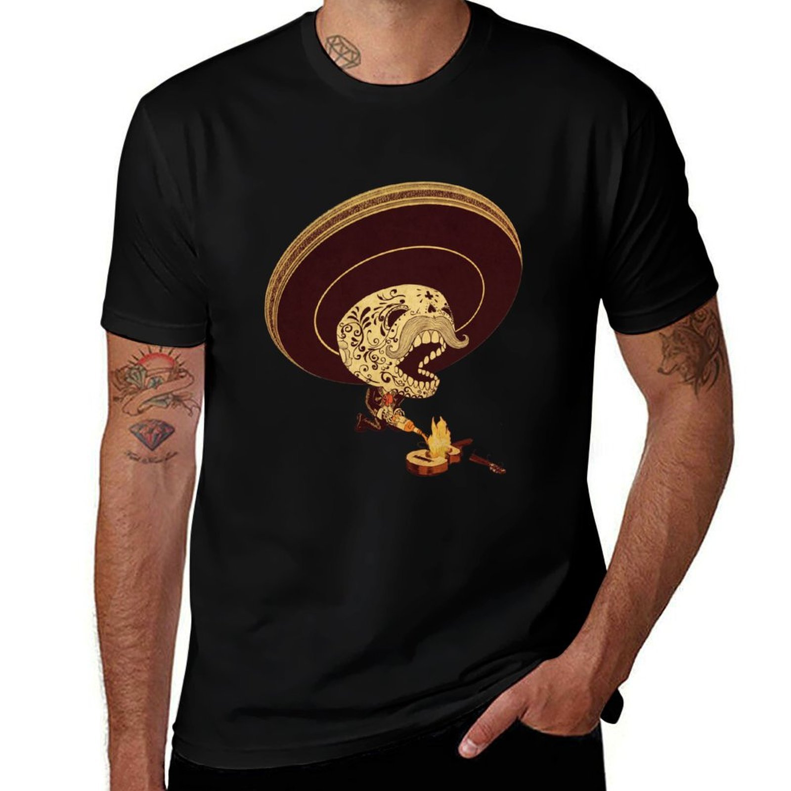 Men'S Fashion Monterrey - Kaos Monterrey Fire, Kaos Grafis Fashion