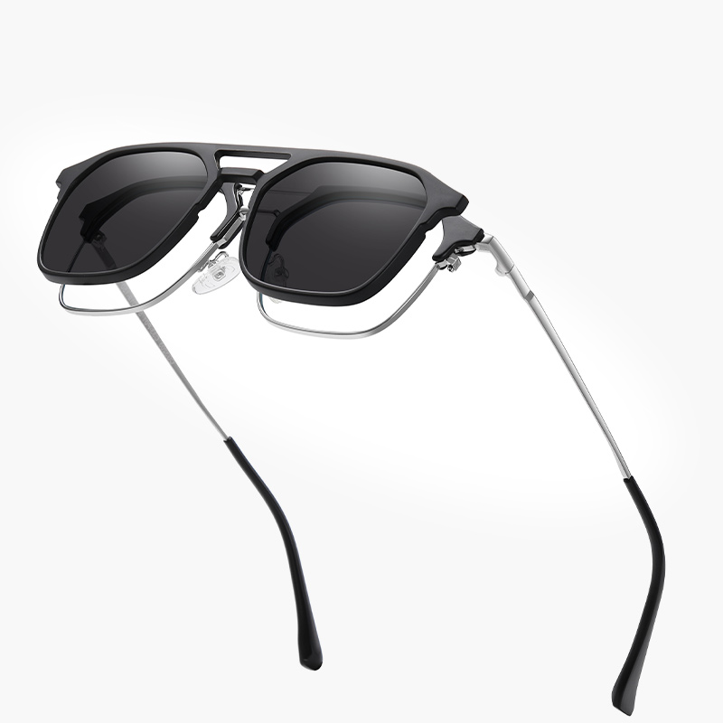 Men'S Fashion Old Money - Kacamata Hitam Polarisasi Clip On Pria