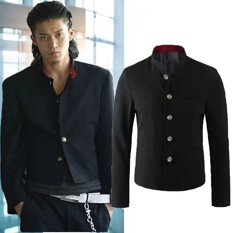 Formal Waistcoat Vest - Film Jepang Seragam Gagak Baru Nol
