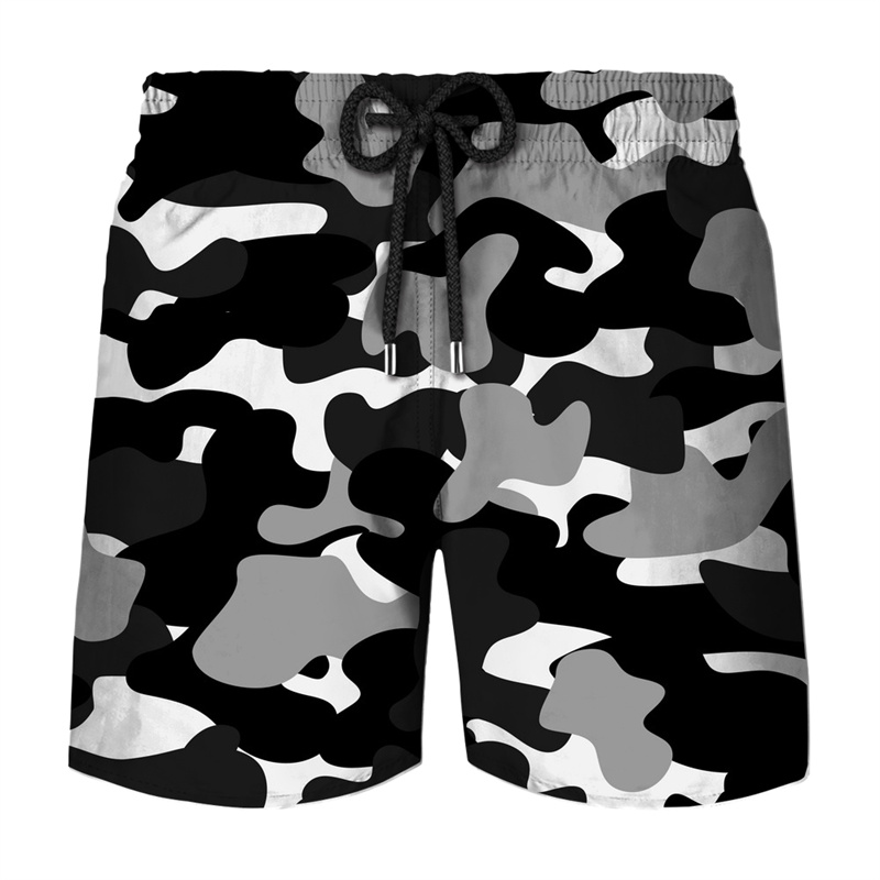 Mens Fashion Camo Pants - Celana Pendek Kamuflase Klasik Pria Fashion