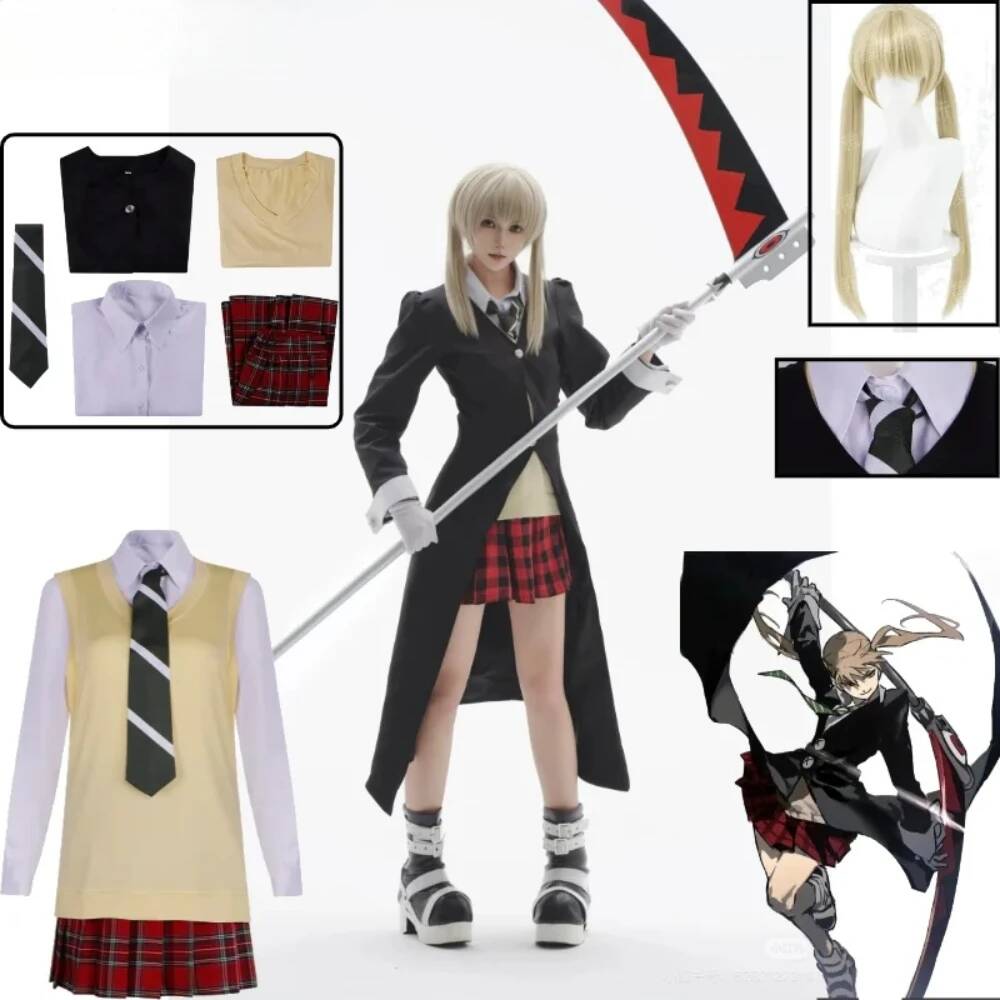 Formal Waistcoat Vest - Kostum Cosplay Maka Albarn Soul Eater