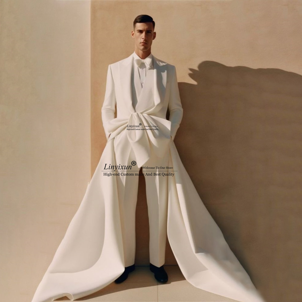 Mens Fashion Trajes - Setelan pakaian pernikahan untuk pria, setelan