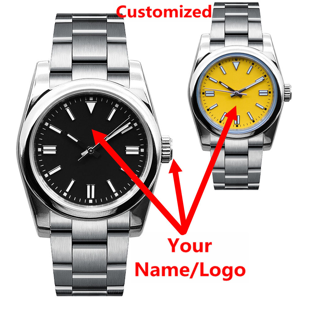 Mens Fashion Bracelet - Jam Tangan Pria Logo Kustom Safir