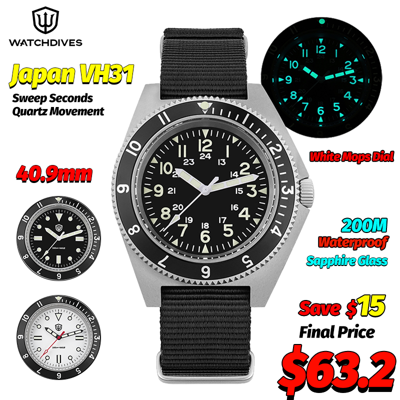Mens Fashion Bracelet - Watchdives WD1972 Jam Tangan Kuarsa Jam