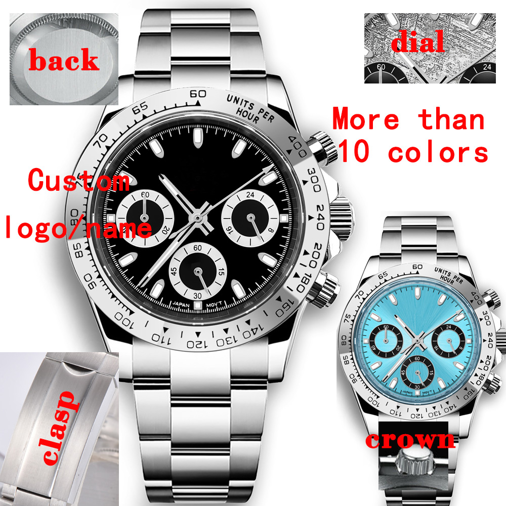 Mens Fashion Bracelet - Jam Tangan Quartz Custom 39mm untuk