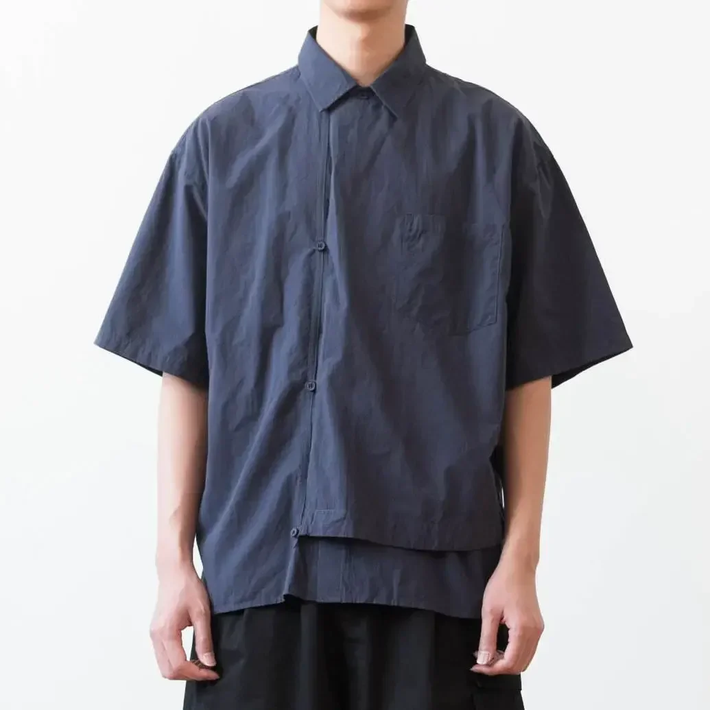 Men'S Fashion Online Stores - Mode musim panas biru tua kreatif