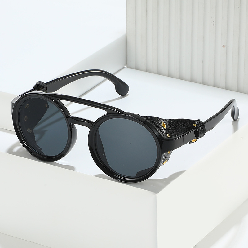 Kacamata Hitam Anti Sinar UV R - Men'S Fashion Round Glasses ulasan dan harga