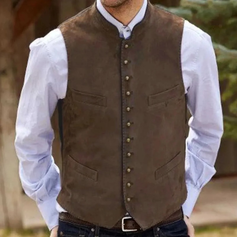 Rompi Pria Rompi Beludru Suede - Formal Waistcoat Vest ulasan dan harga