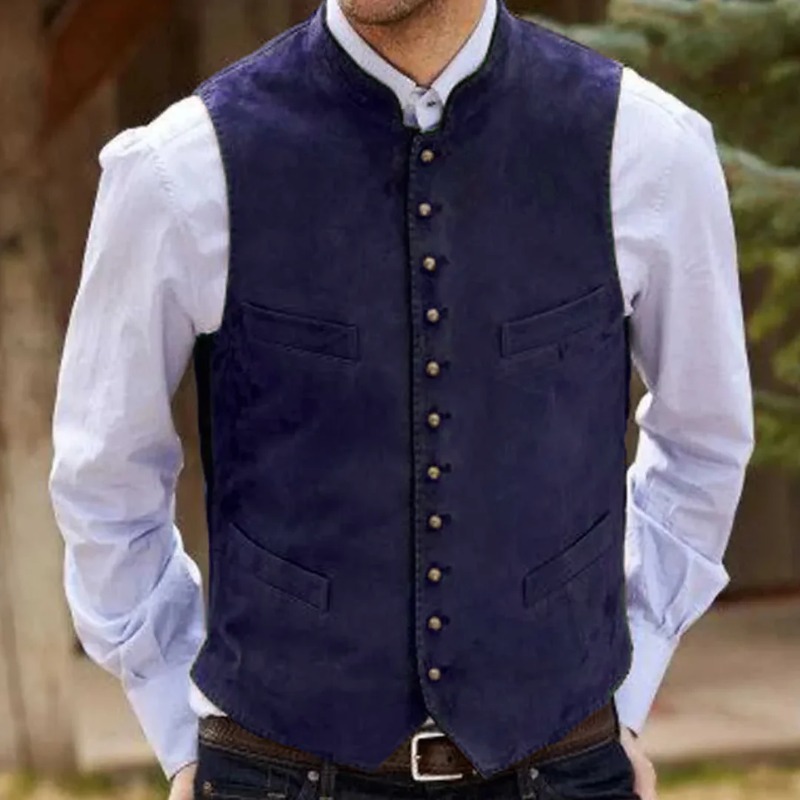 Rompi Pria Rompi Beludru Suede - Formal Waistcoat Vest ulasan dan harga