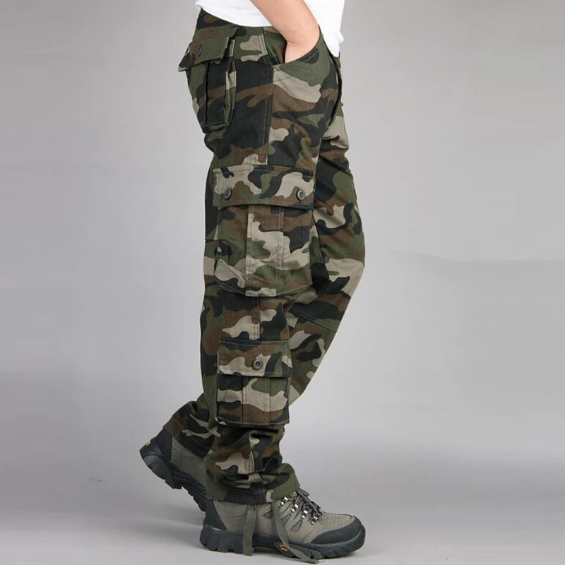 Celana Militer Kamuflase Pria  - Mens Fashion Camo Pants ulasan dan harga
