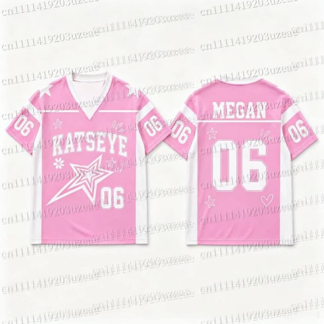 Kaos Grafis Bintang Pink KATSE - Men'S Fashion Aesthetics ulasan dan harga