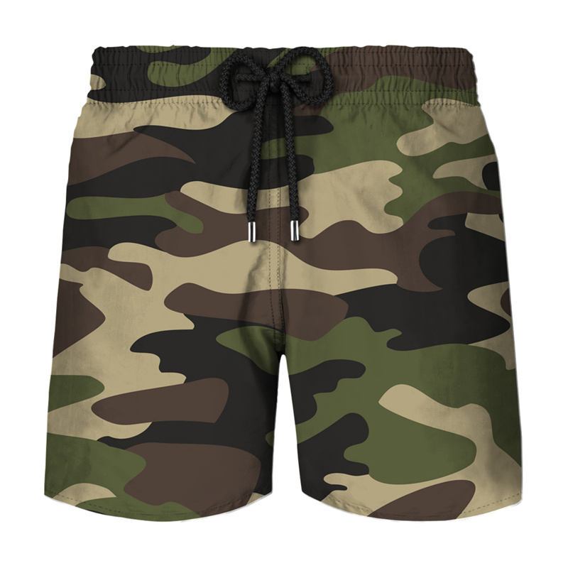 Celana Pendek Kamuflase Klasik - Mens Fashion Camo Pants ulasan dan harga