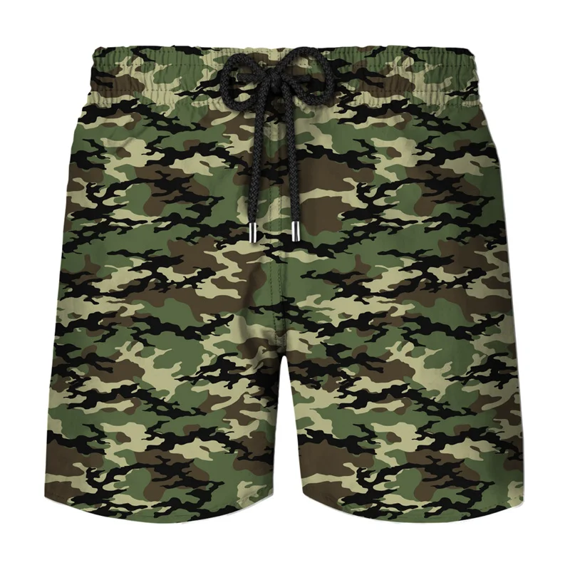 Celana Pendek Kamuflase Klasik - Mens Fashion Camo Pants ulasan dan harga