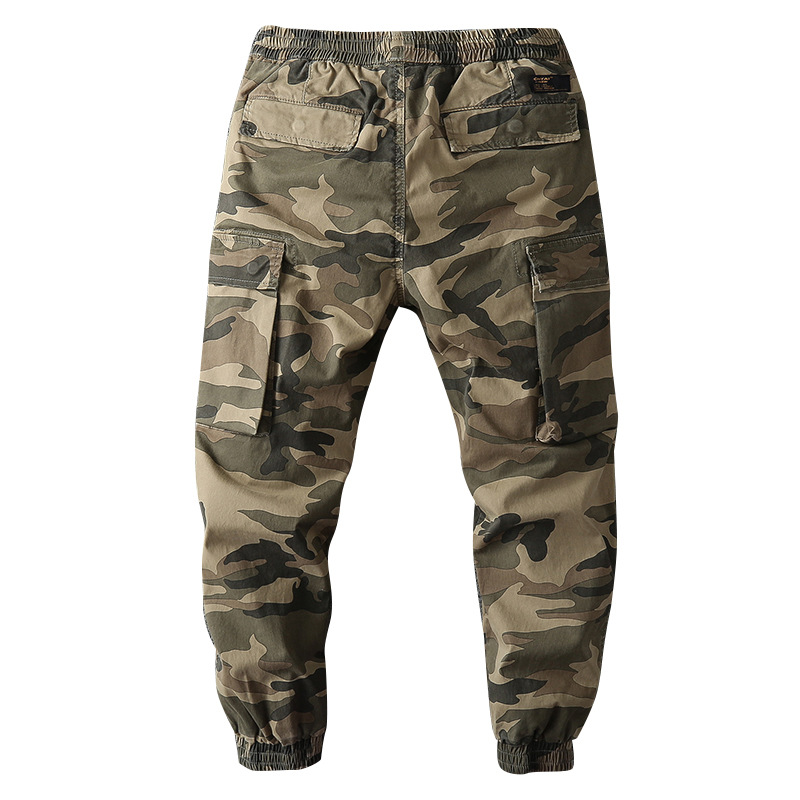 Celana Cargo Multi Saku Camo V - Mens Fashion Camo Pants ulasan dan harga