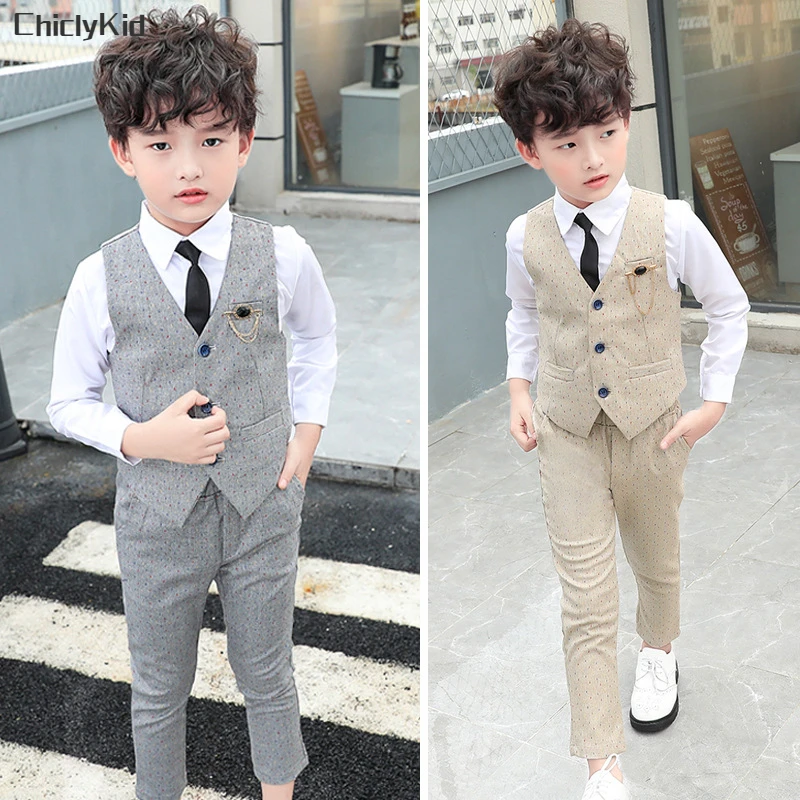 Blazer Rompi Kotak-kotak Anak  - Formal Waistcoat Vest ulasan dan harga