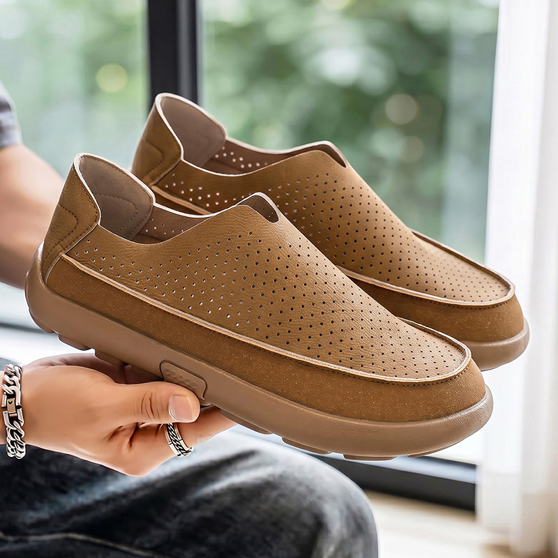 Sepatu Sneakers Loafers Pria U - Mens Fashion Denim ulasan dan harga