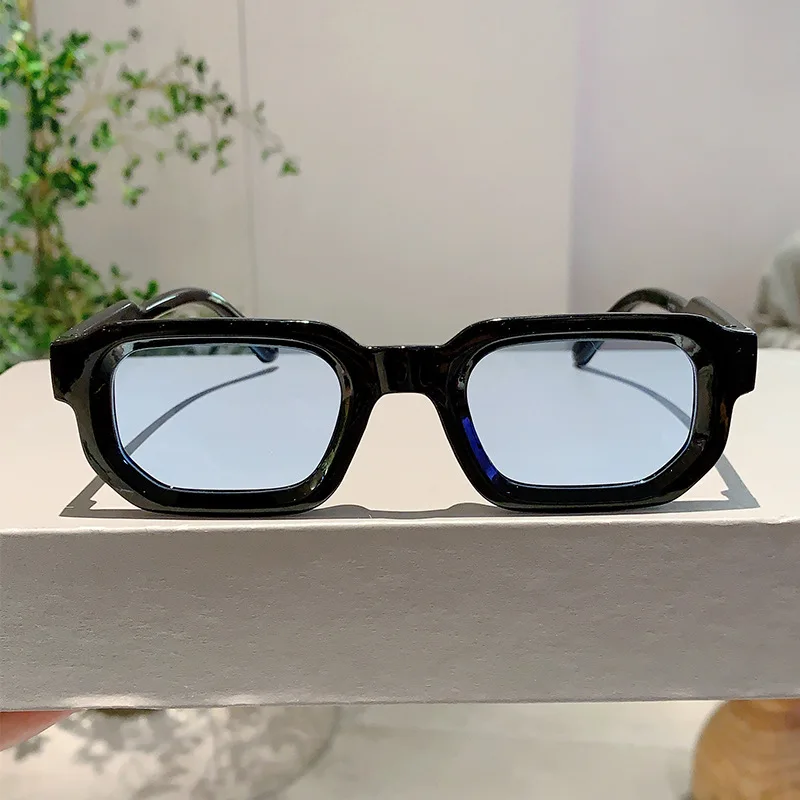 Kacamata Hitam Bingkai Persegi - Men'S Fashion Old Money ulasan dan harga