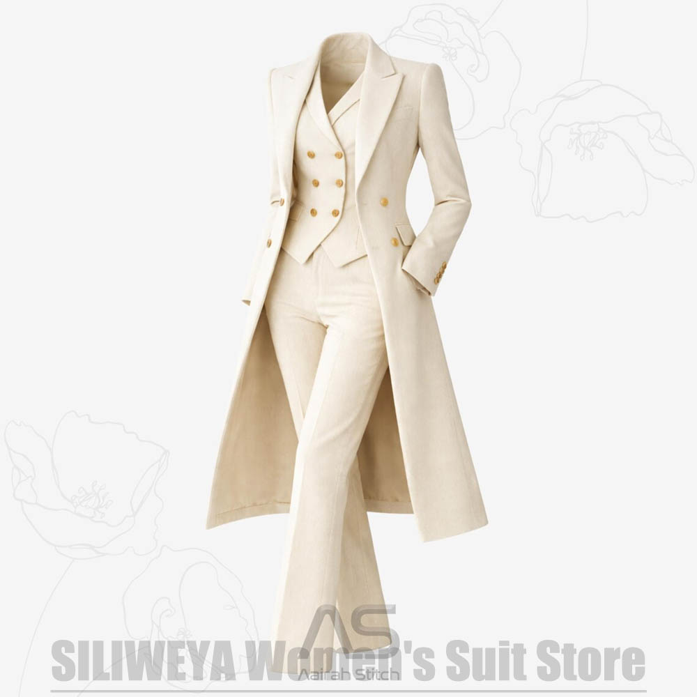 Setelan Wanita 3 Potong Jas Pa - Formal Waistcoat Vest ulasan dan harga