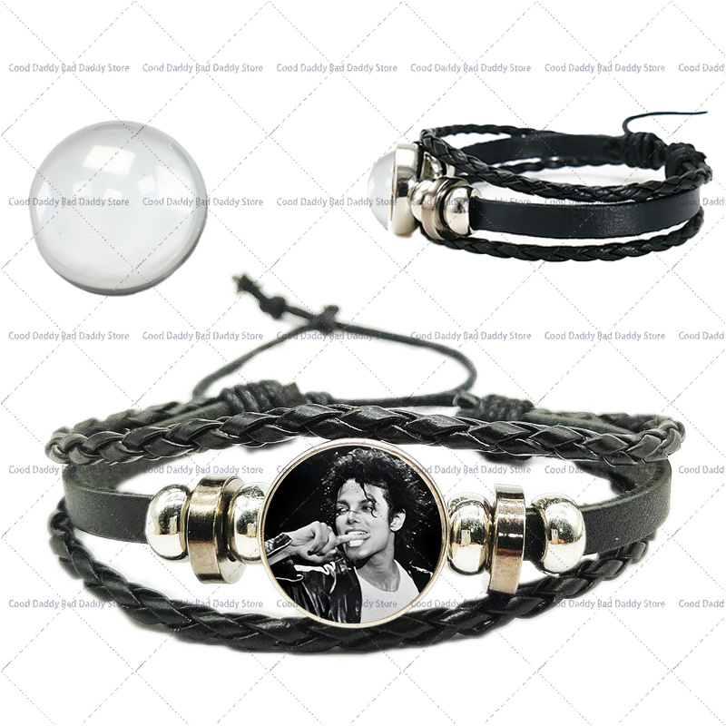 Michael Jackson Tali Tenun Tan - Mens Fashion Bracelet ulasan dan harga