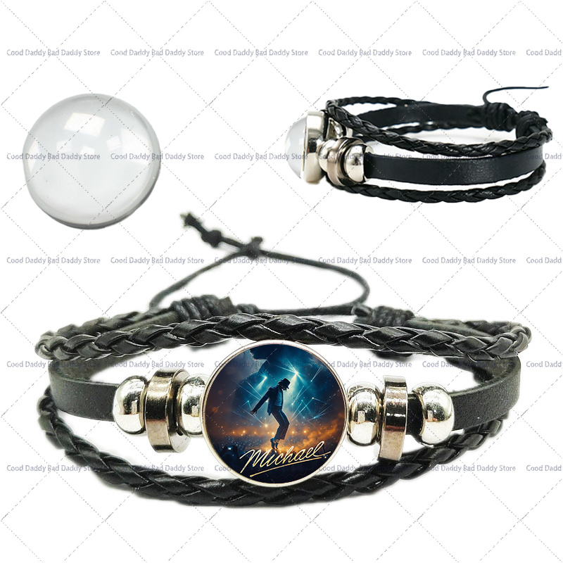 Michael Jackson Tali Tenun Tan - Mens Fashion Bracelet ulasan dan harga