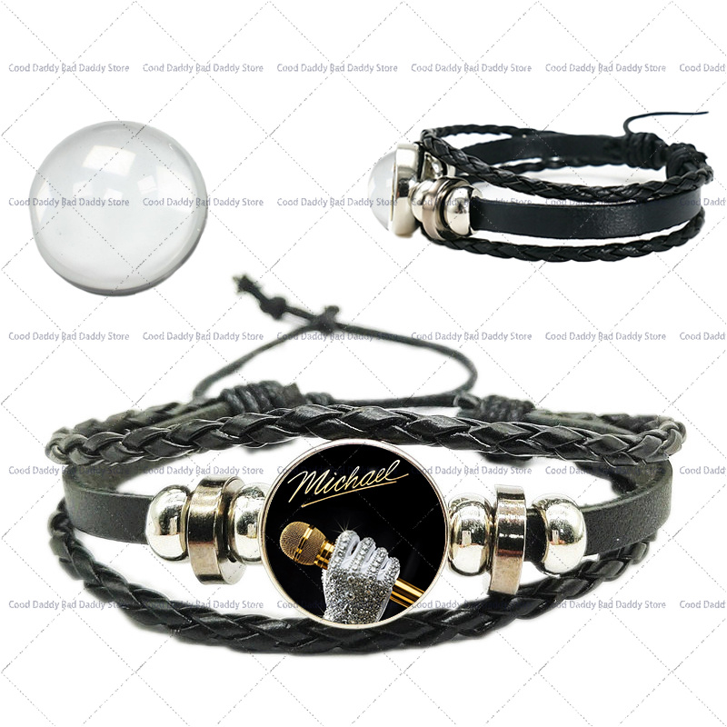 Michael Jackson Tali Tenun Tan - Mens Fashion Bracelet ulasan dan harga