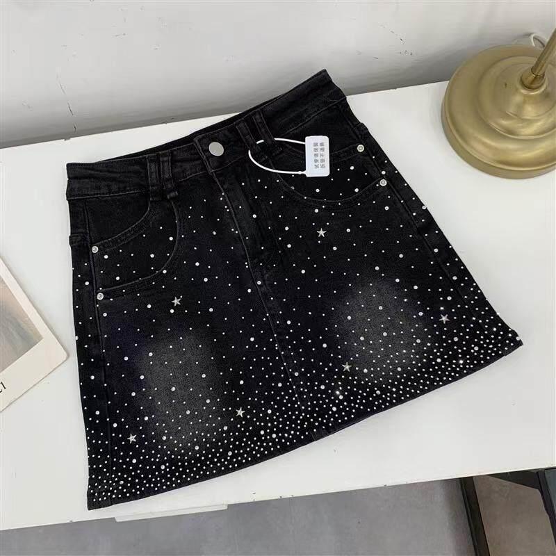 Rok Denim Berhias Rhinestone K - Mens Fashion Denim ulasan dan harga