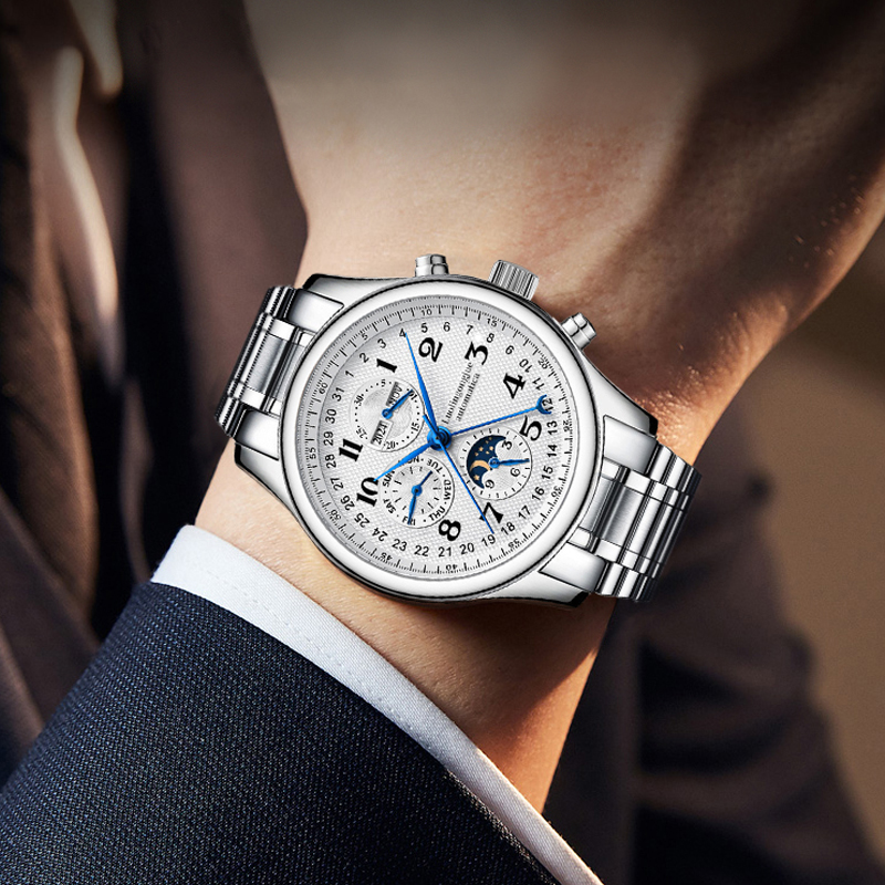 Jam Tangan Mekanis Pria Seri M - Men'S Fashion Aesthetics ulasan dan harga