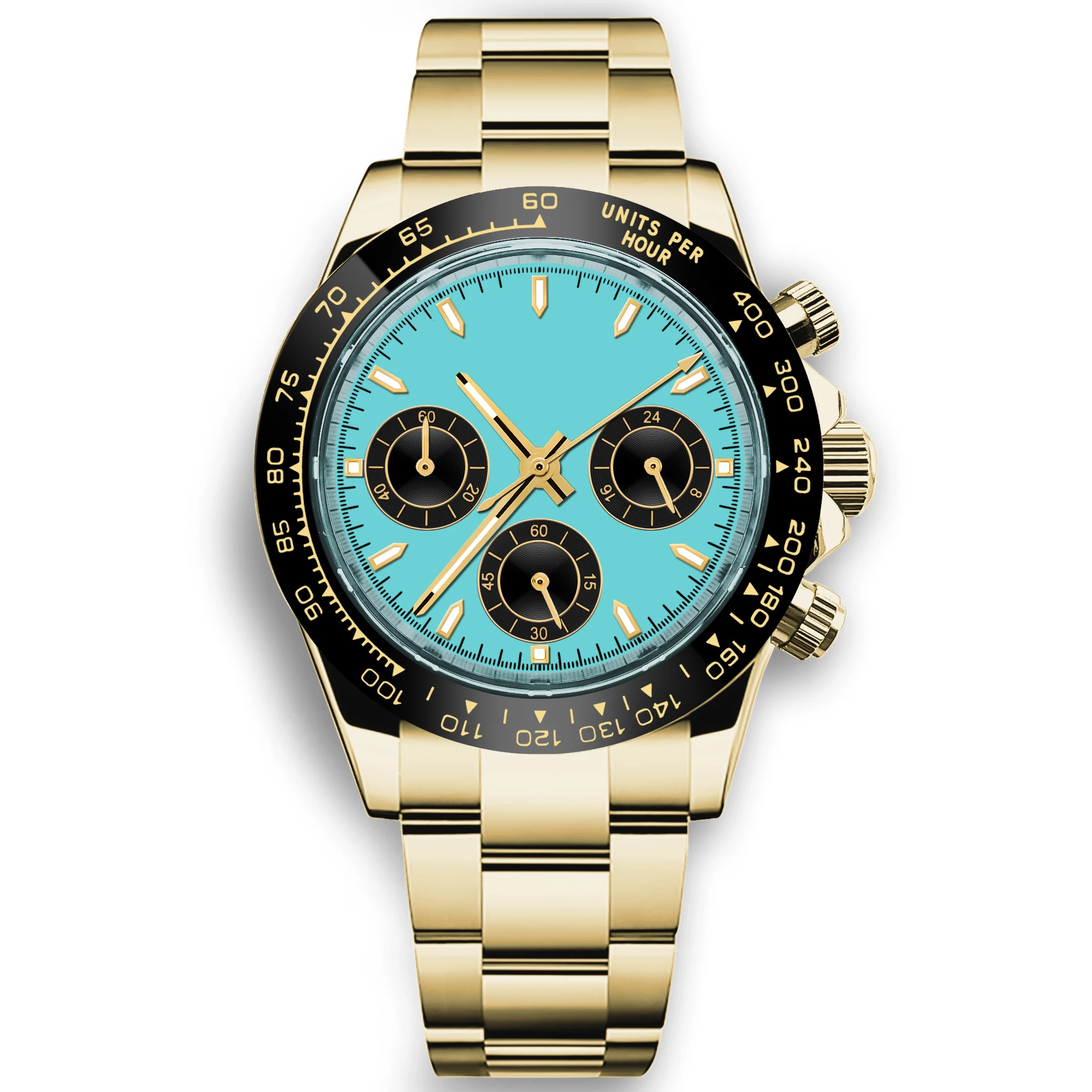 Jam Tangan Quartz Custom 39mm  - Mens Fashion Bracelet ulasan dan harga