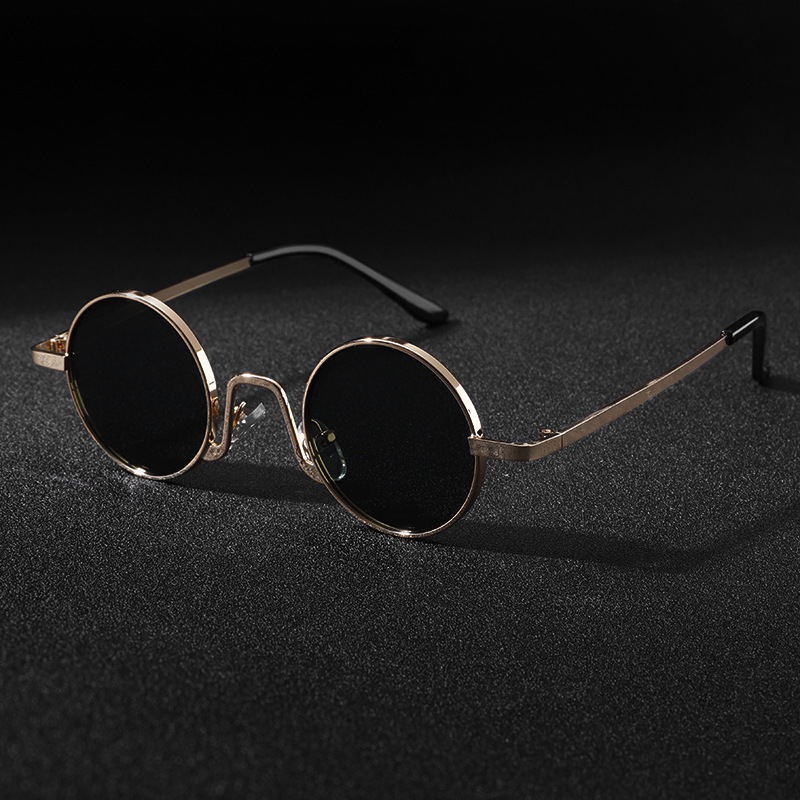 Kacamata Hitam Desainer Vintag - Men'S Fashion Round Glasses ulasan dan harga