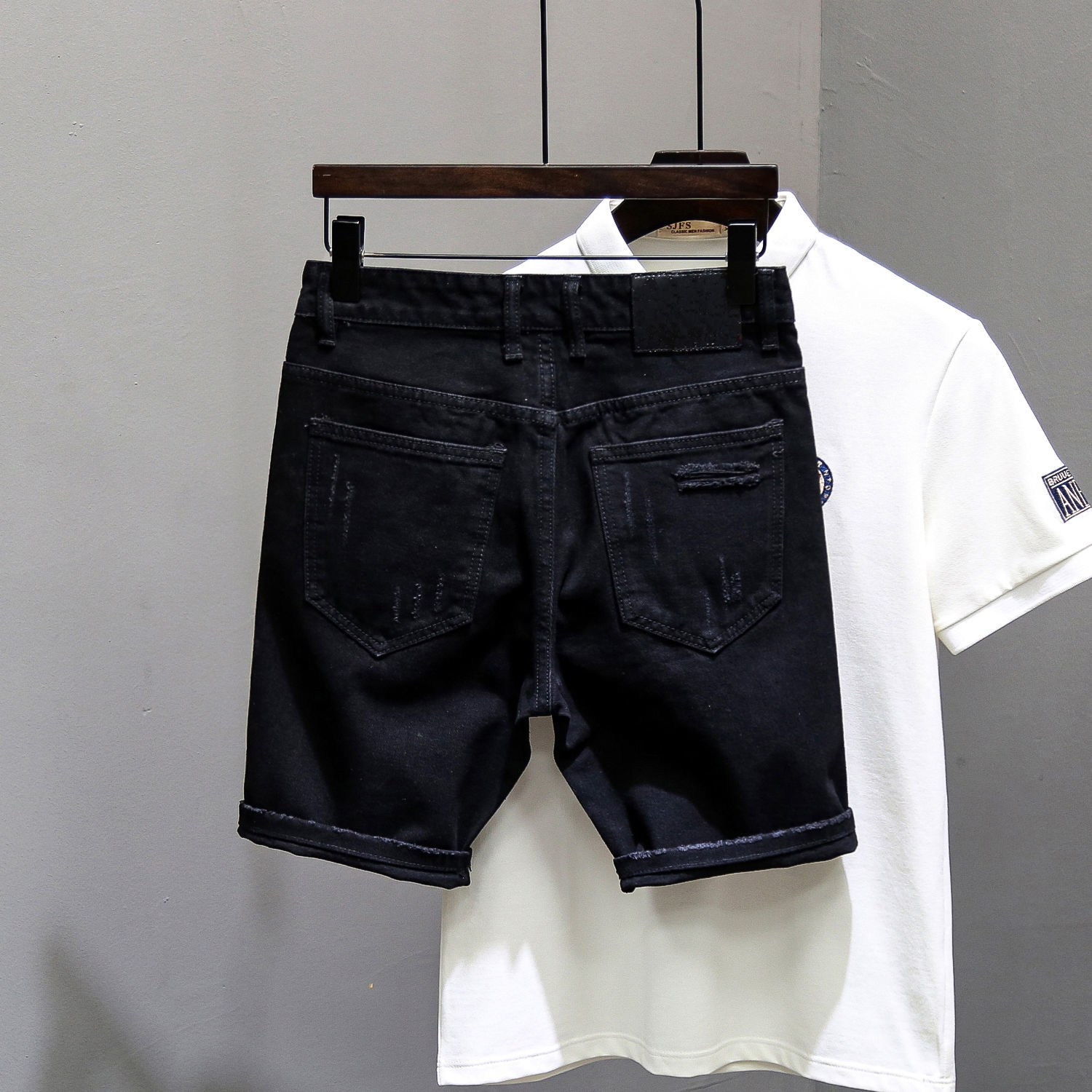 Celana Jeans Pendek Skinny unt - Men'S Fashion Jeans ulasan dan harga