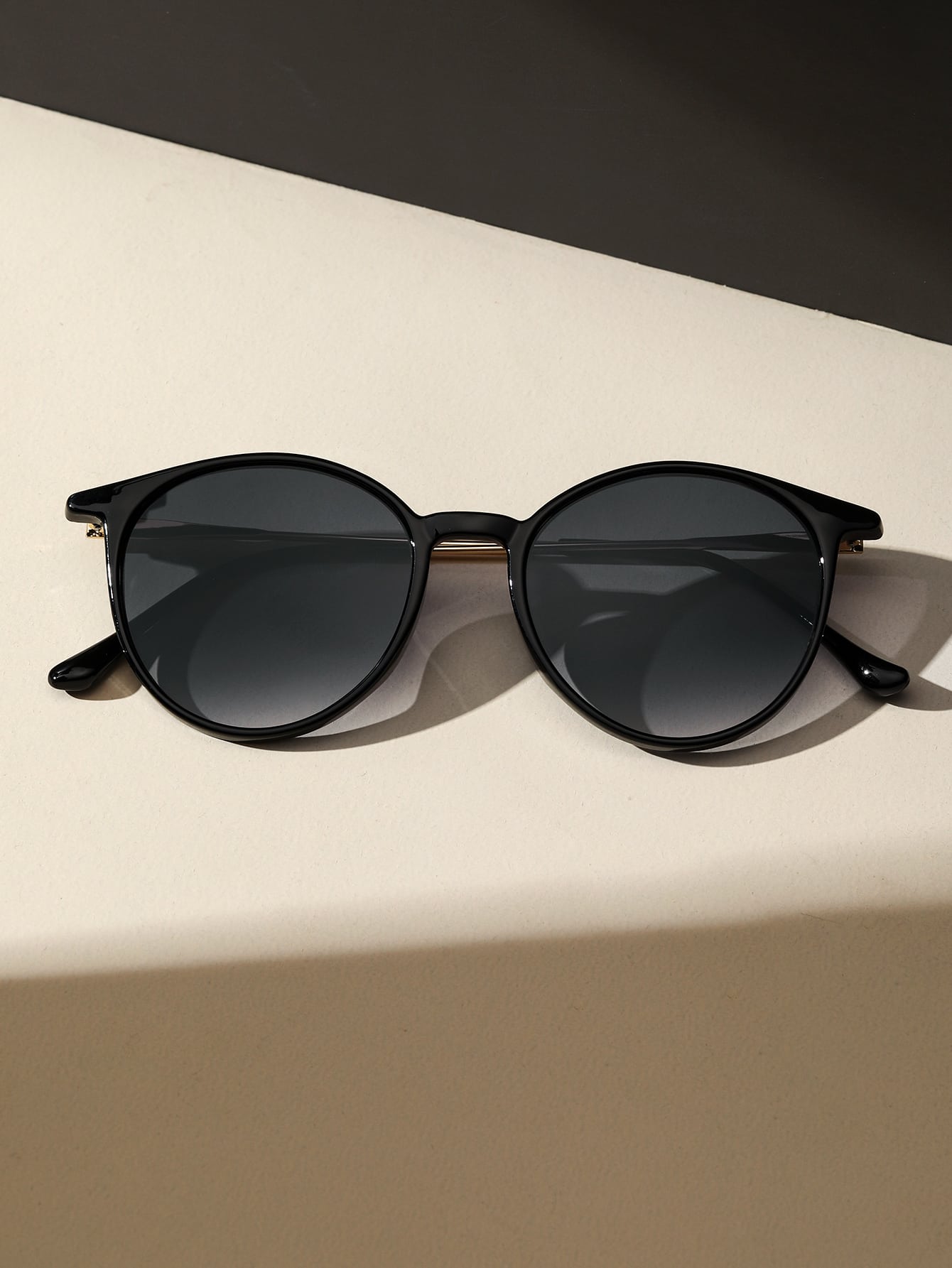 1 Buah Kacamata Hitam Wanita L - Men'S Fashion Round Glasses ulasan dan harga