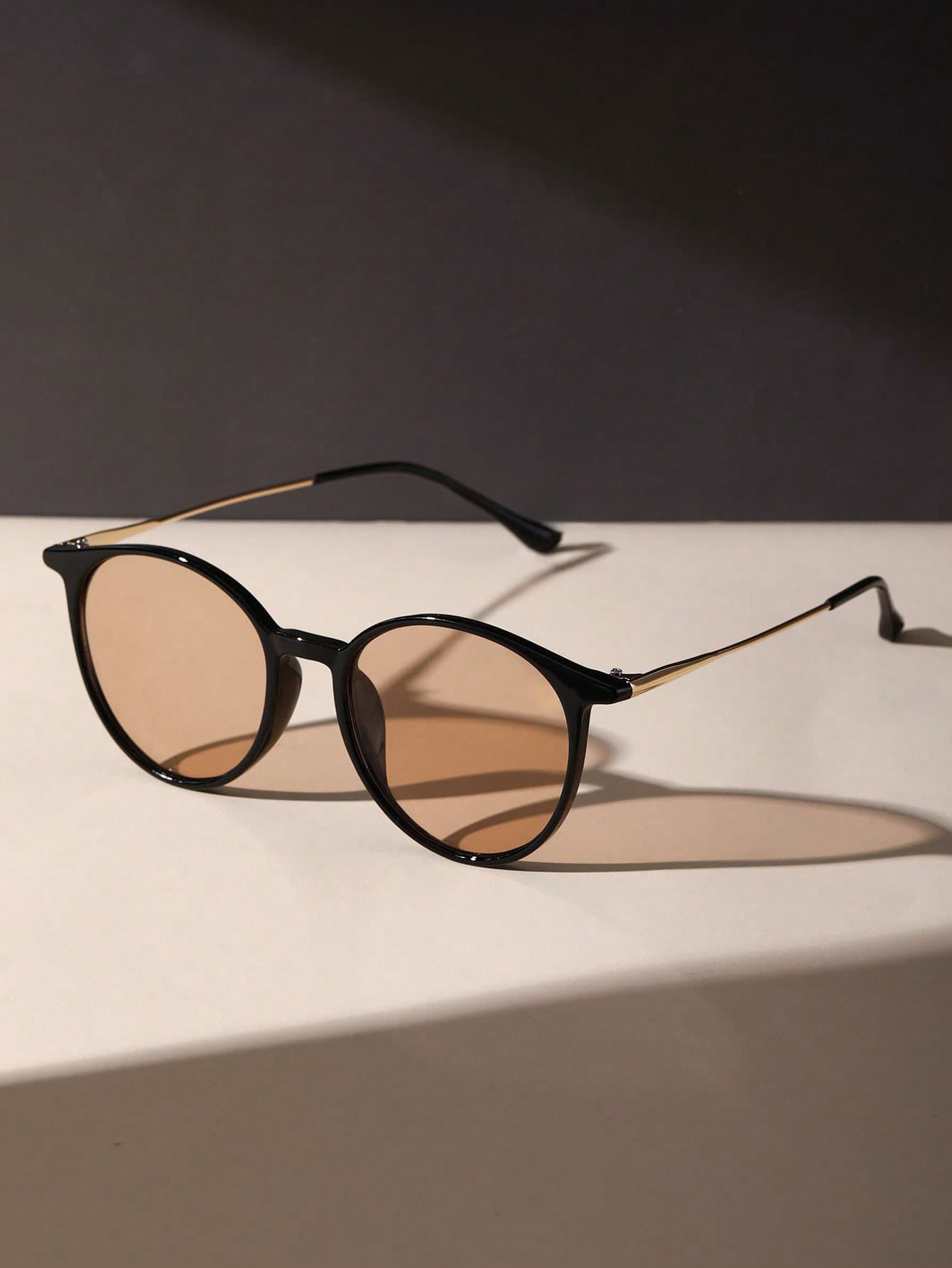 1 Buah Kacamata Hitam Wanita L - Men'S Fashion Round Glasses ulasan dan harga