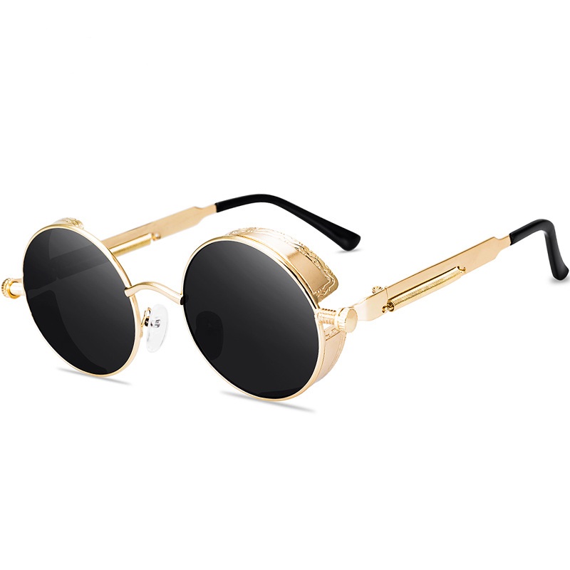 Kacamata Steampunk Klasik Berk - Men'S Fashion Round Glasses ulasan dan harga