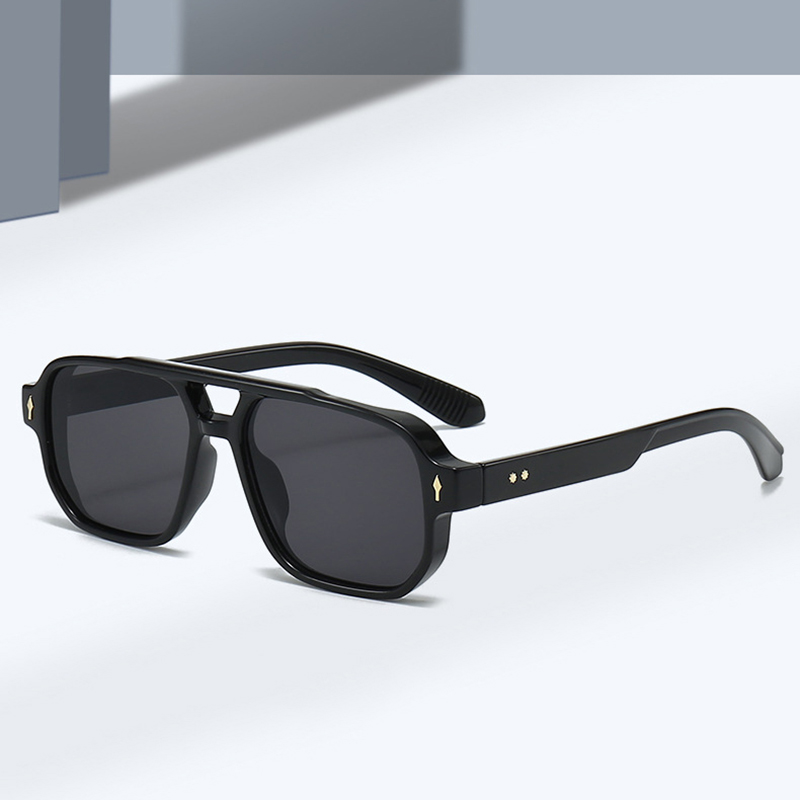 Kacamata Hitam Vintage Double  - Men'S Fashion Old Money ulasan dan harga