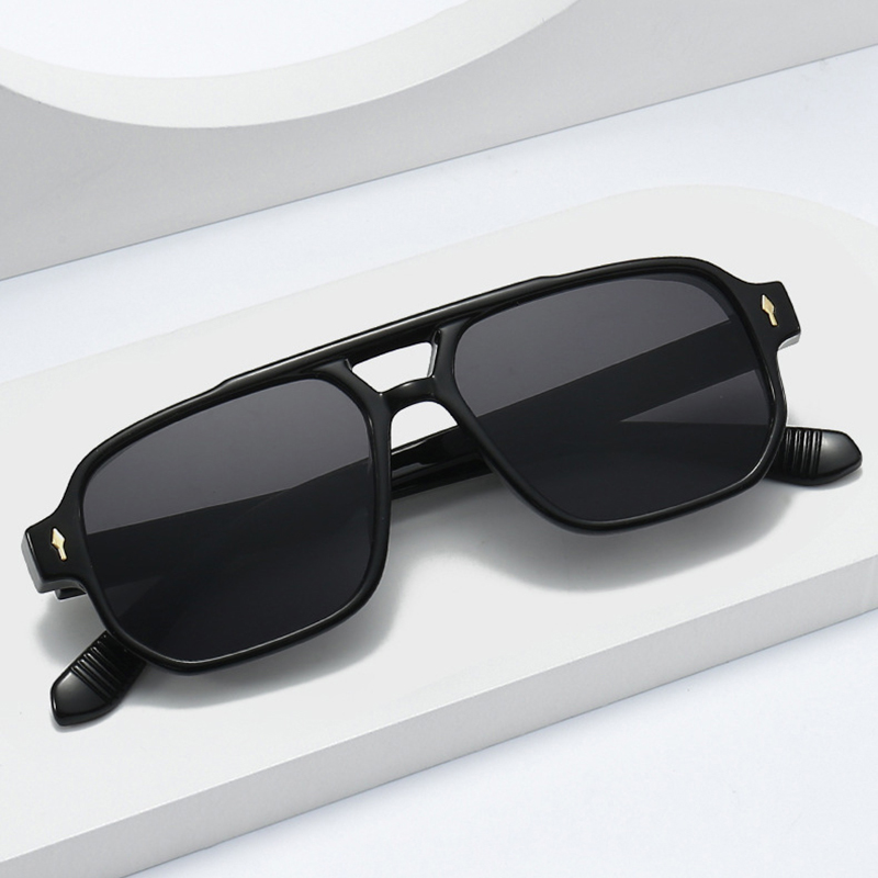 Kacamata Hitam Vintage Double  - Men'S Fashion Old Money ulasan dan harga